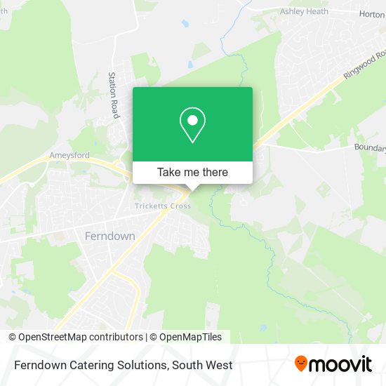 Ferndown Catering Solutions map