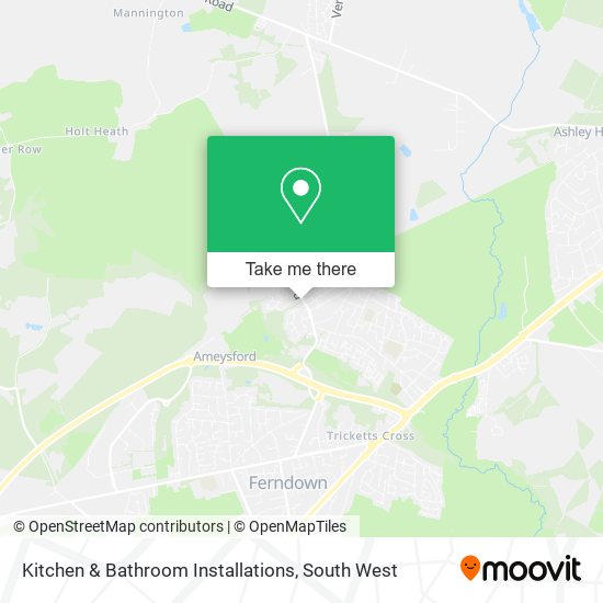 Kitchen & Bathroom Installations map