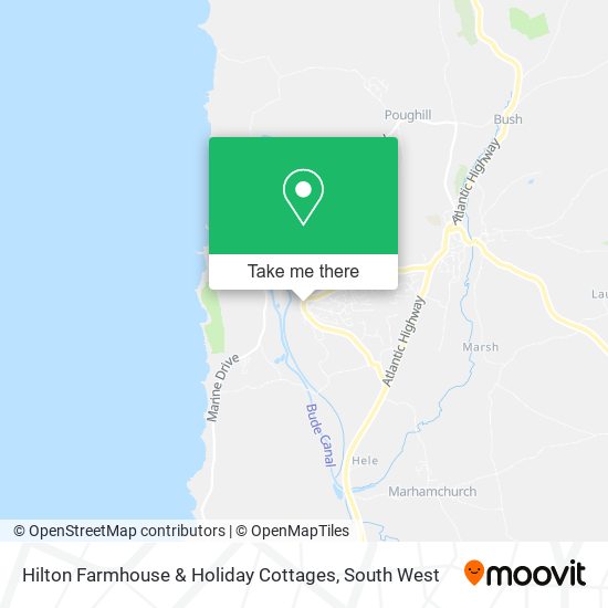 Hilton Farmhouse & Holiday Cottages map