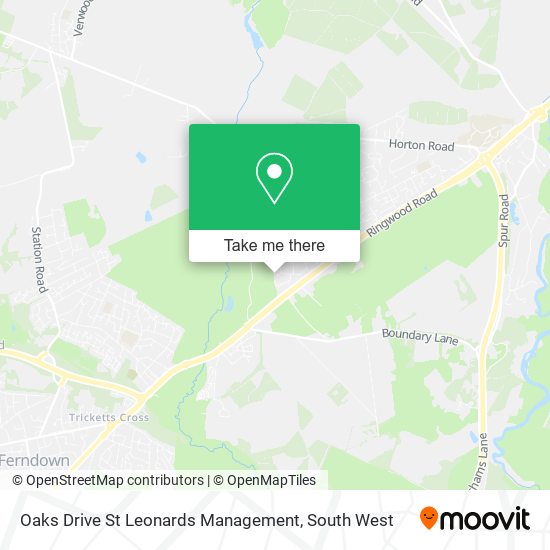 Oaks Drive St Leonards Management map