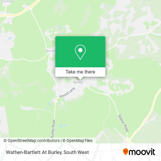 Wathen-Bartlett At Burley map