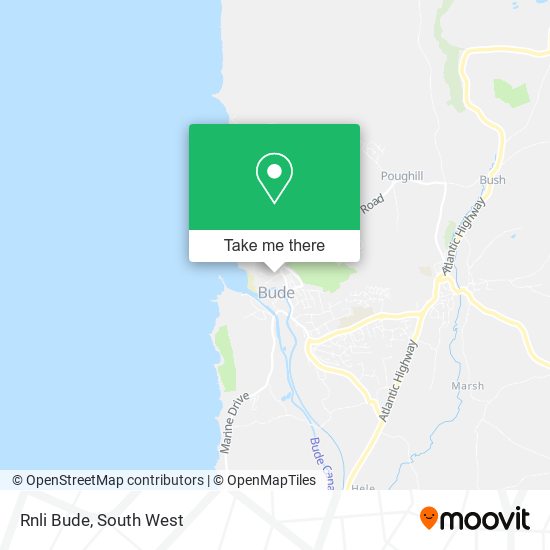 Rnli Bude map