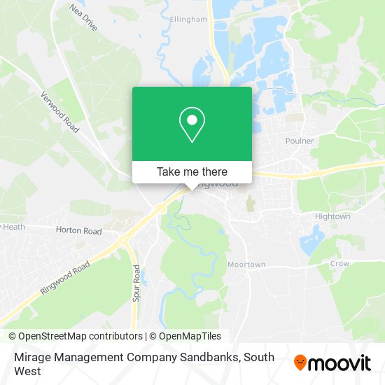 Mirage Management Company Sandbanks map