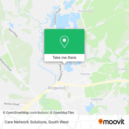 Care Network Solutions map