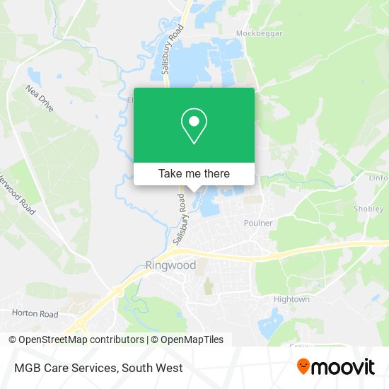 MGB Care Services map