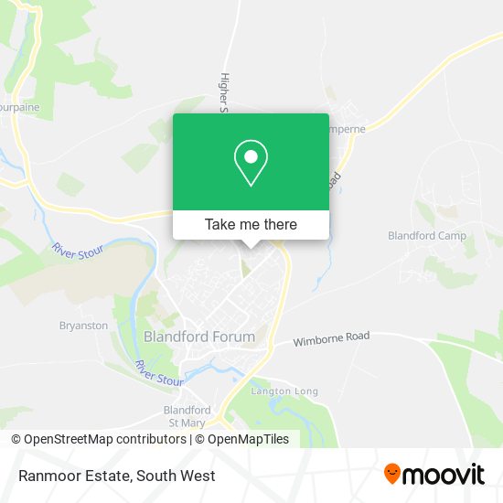 Ranmoor Estate map