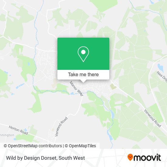 Wild by Design Dorset map