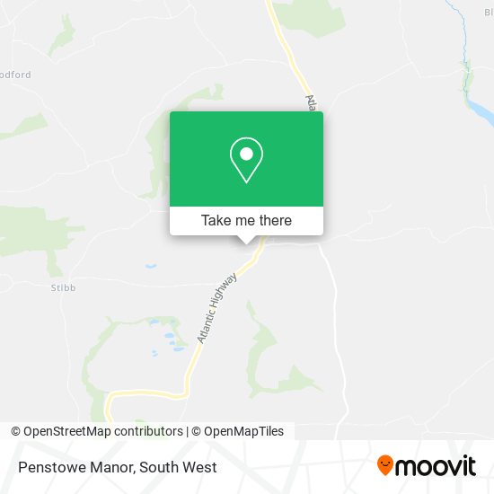 Penstowe Manor map