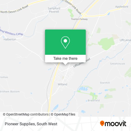 Pioneer Supplies map