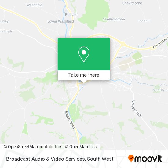 Broadcast Audio & Video Services map