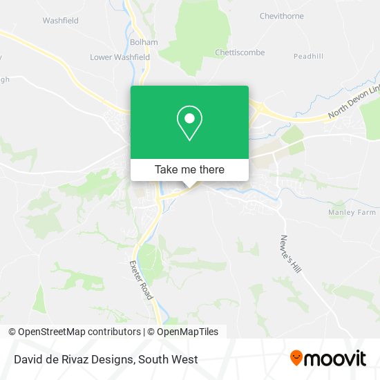 David de Rivaz Designs map