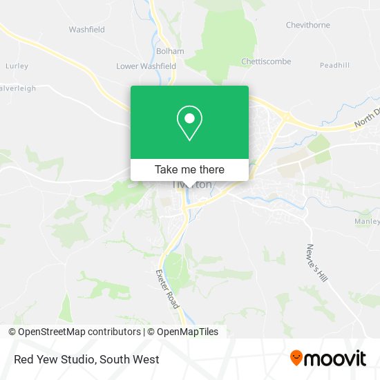 Red Yew Studio map
