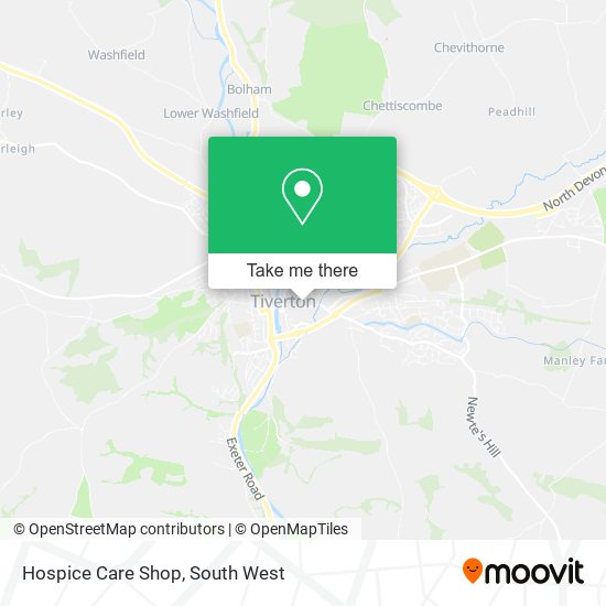 Hospice Care Shop map