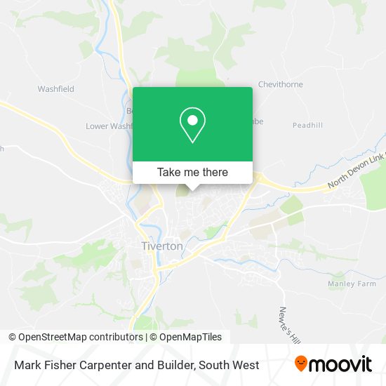 Mark Fisher Carpenter and Builder map