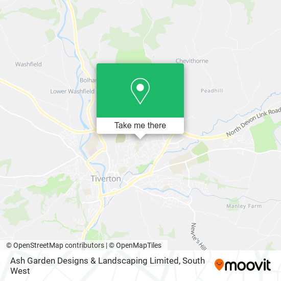 Ash Garden Designs & Landscaping Limited map