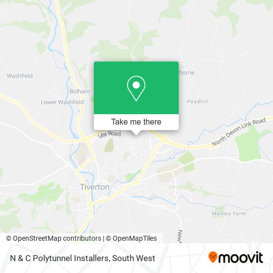 N & C Polytunnel Installers map