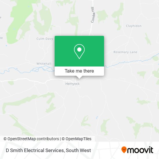 D Smith Electrical Services map