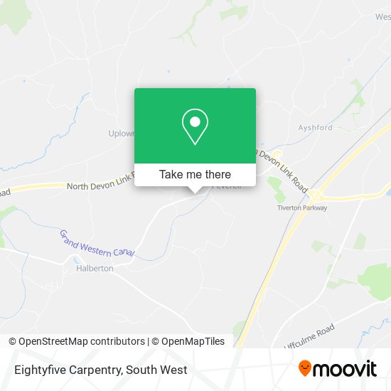 Eightyfive Carpentry map