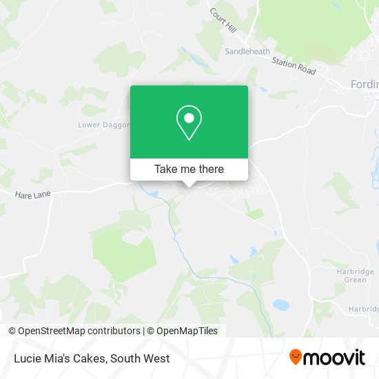 Lucie Mia's Cakes map