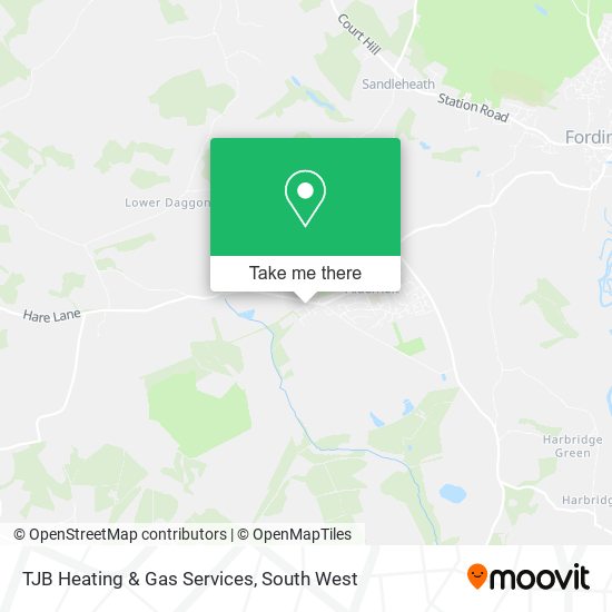 TJB Heating & Gas Services map