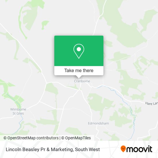 Lincoln Beasley Pr & Marketing map