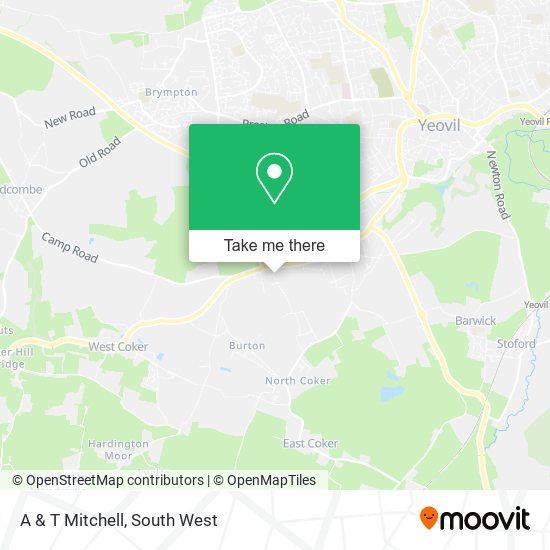 A & T Mitchell map