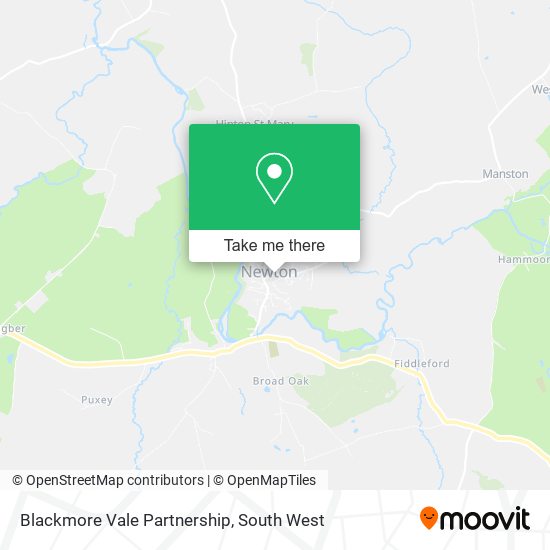 Blackmore Vale Partnership map