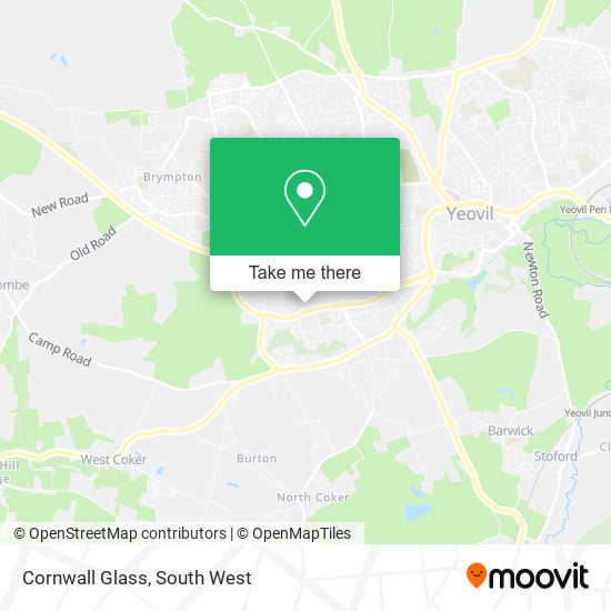 Cornwall Glass map
