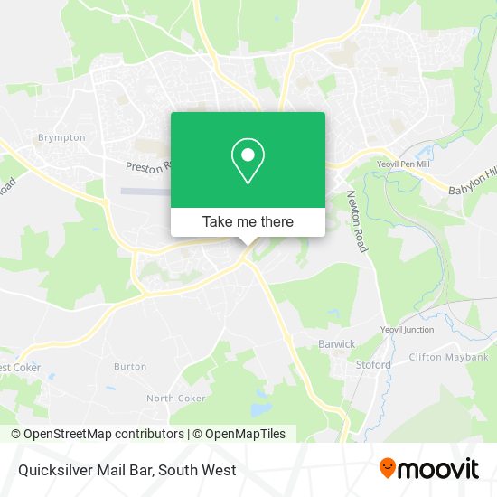 Quicksilver Mail Bar map