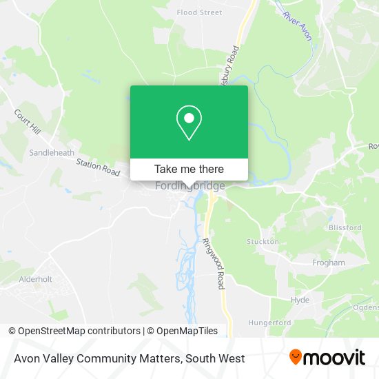 Avon Valley Community Matters map