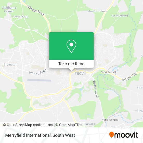Merryfield International map