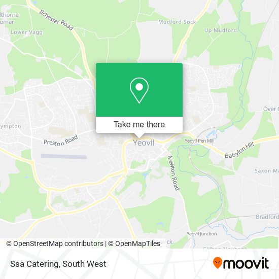 Ssa Catering map