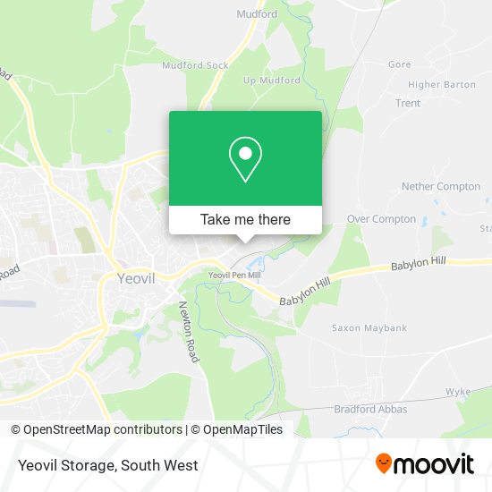 Yeovil Storage map