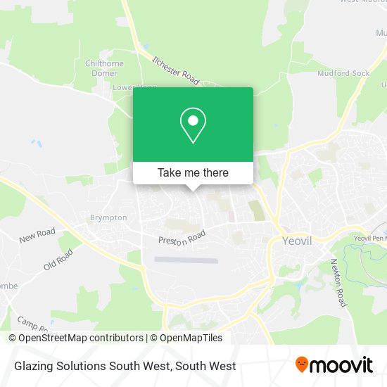 Glazing Solutions South West map