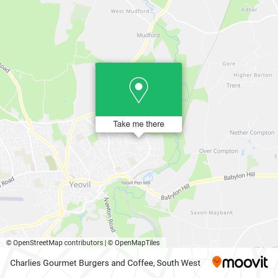 Charlies Gourmet Burgers and Coffee map
