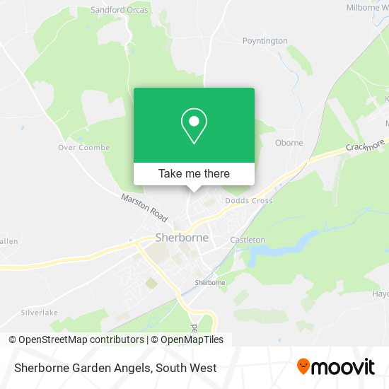 Sherborne Garden Angels map