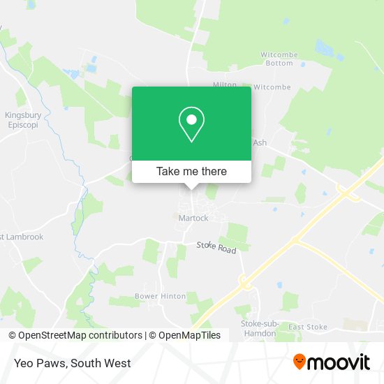 Yeo Paws map
