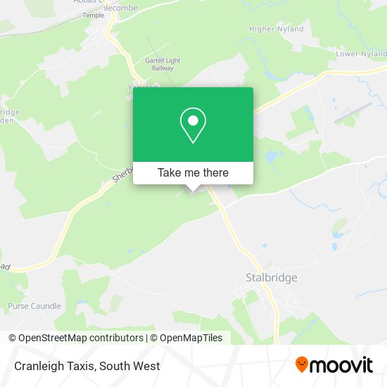 Cranleigh Taxis map