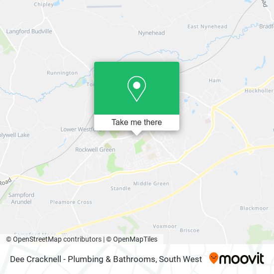 Dee Cracknell - Plumbing & Bathrooms map