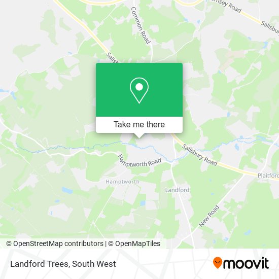 Landford Trees map