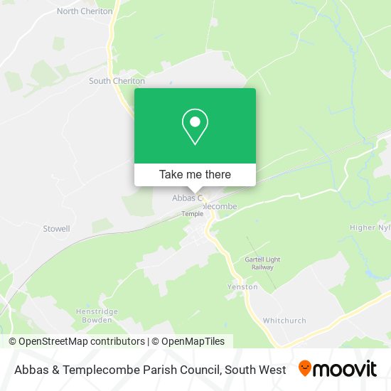 Abbas & Templecombe Parish Council map