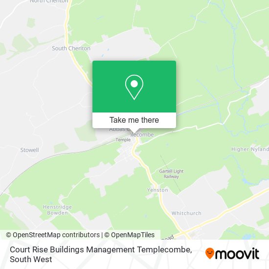 Court Rise Buildings Management Templecombe map