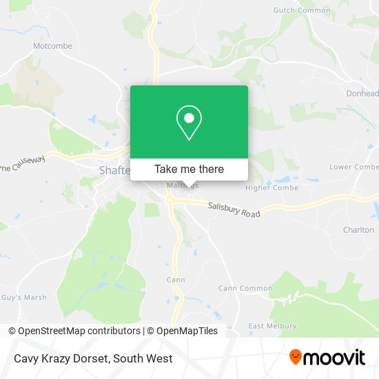Cavy Krazy Dorset map