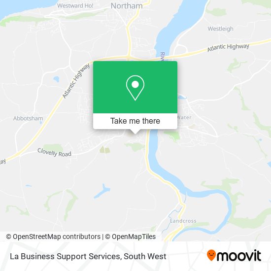 La Business Support Services map