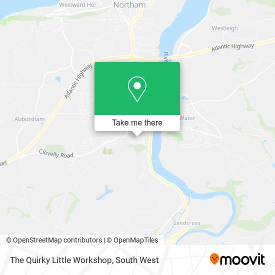 The Quirky Little Workshop map
