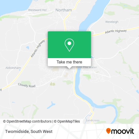 Twomidside map