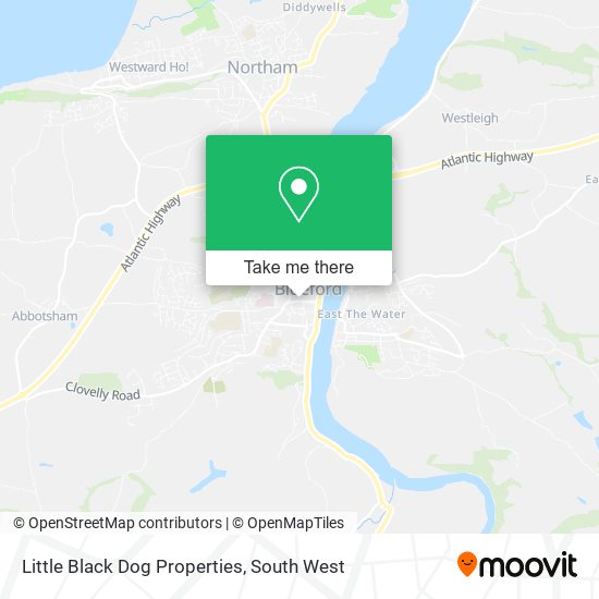 Little Black Dog Properties map