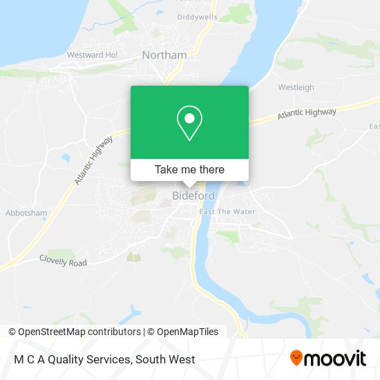 M C A Quality Services map