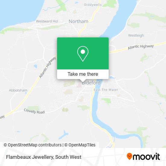 Flambeaux Jewellery map