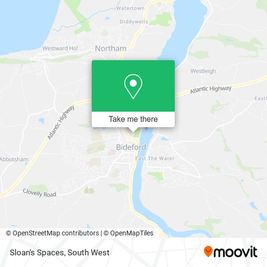 Sloan's Spaces map